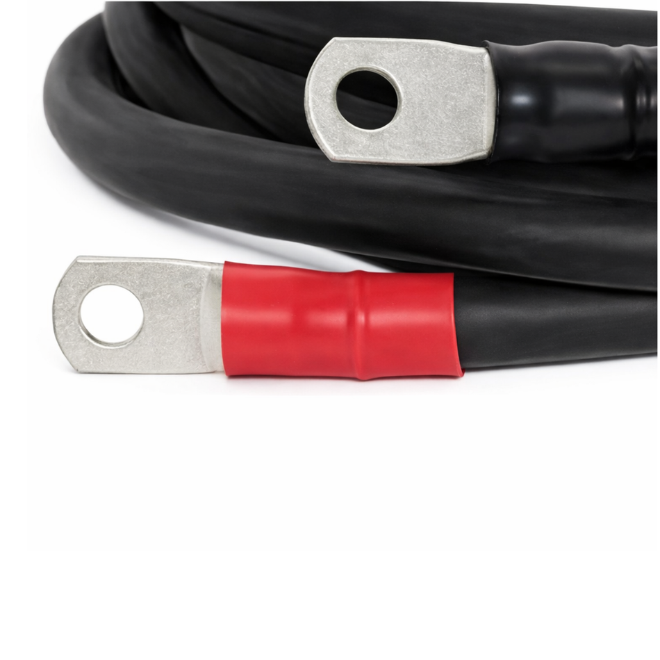 2/0 Inverter Cable Set 5′-1Red/1Blk UL