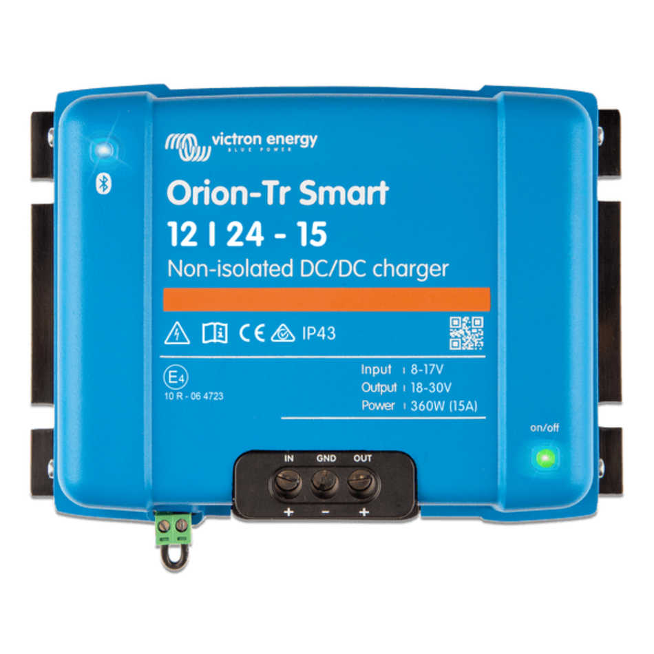 Orion-Tr Smart 12V to 24V 15A DC-DC Non-Isolated Charger