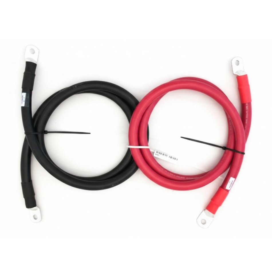 4/0 Inverter Cable Set 10' 1-Red & 1-Blk UL