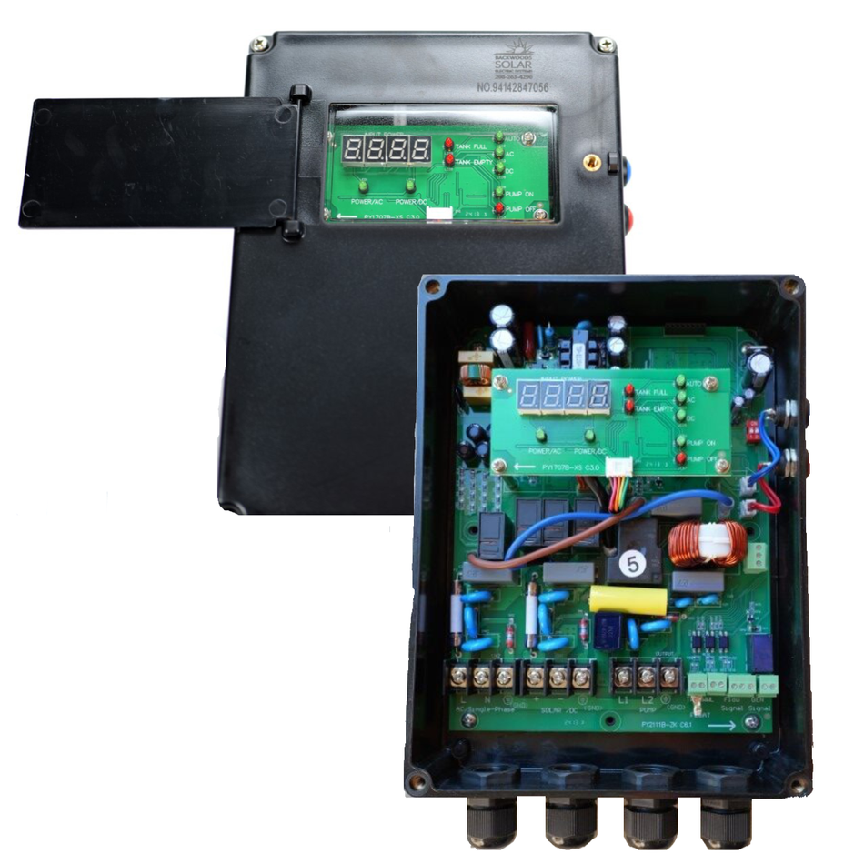 BWS 4″ AC/DC PUMP 23 GPM 320′ Submersible Pump with Controlle