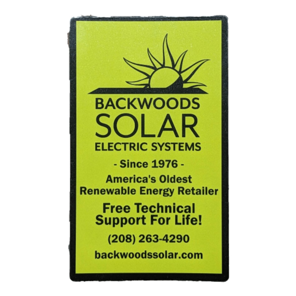 Backwoods Solar Inverter/Fridge Magnet