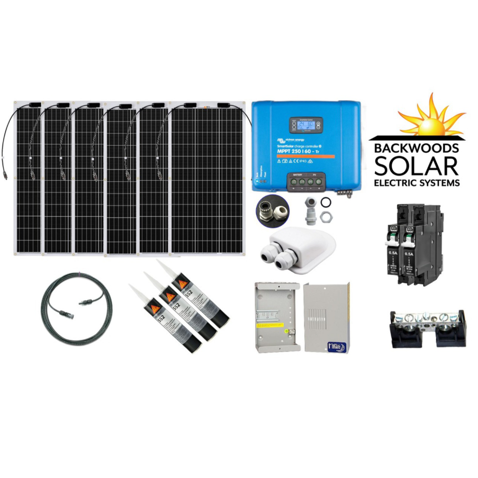 600W RV Solar Charging only Kit