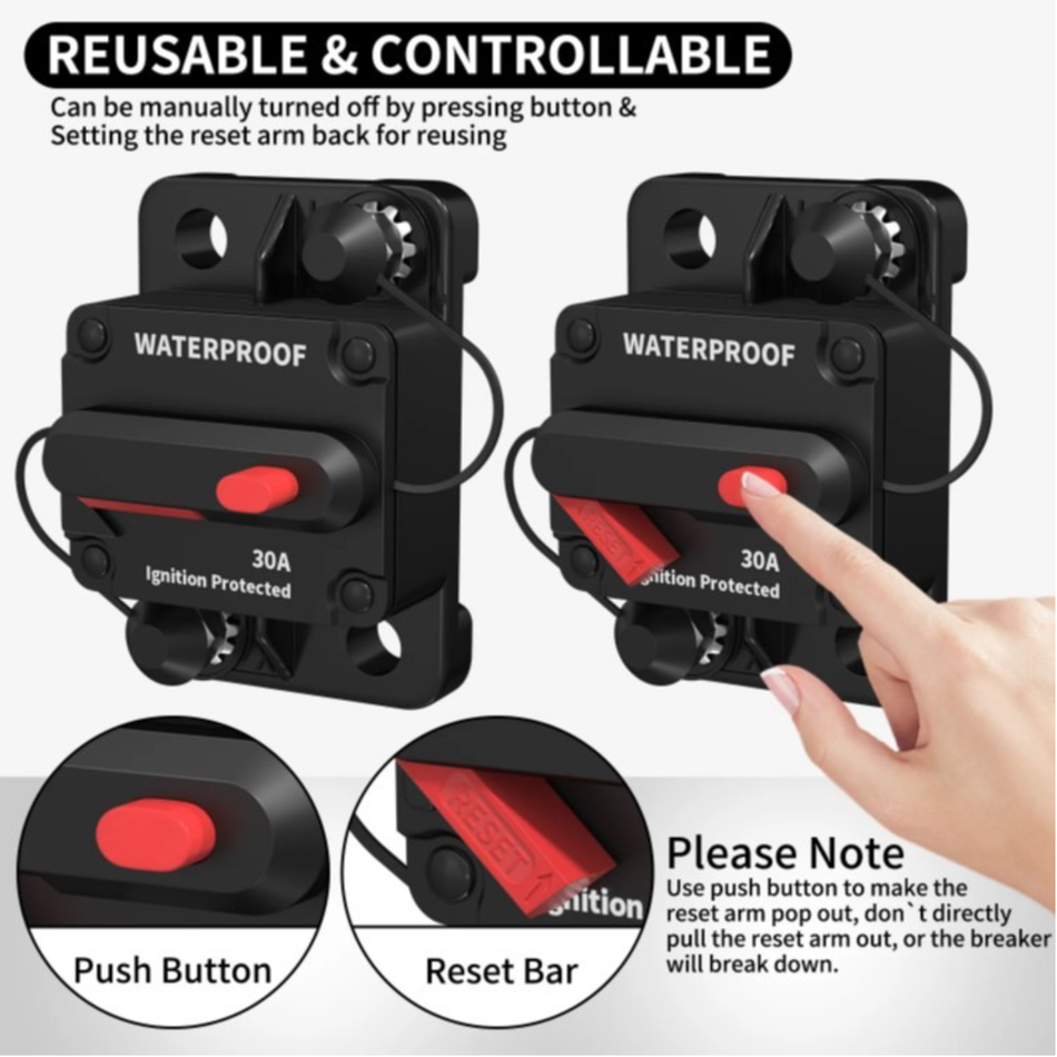 Surface Mount Waterproof Breaker (120A to 300A)