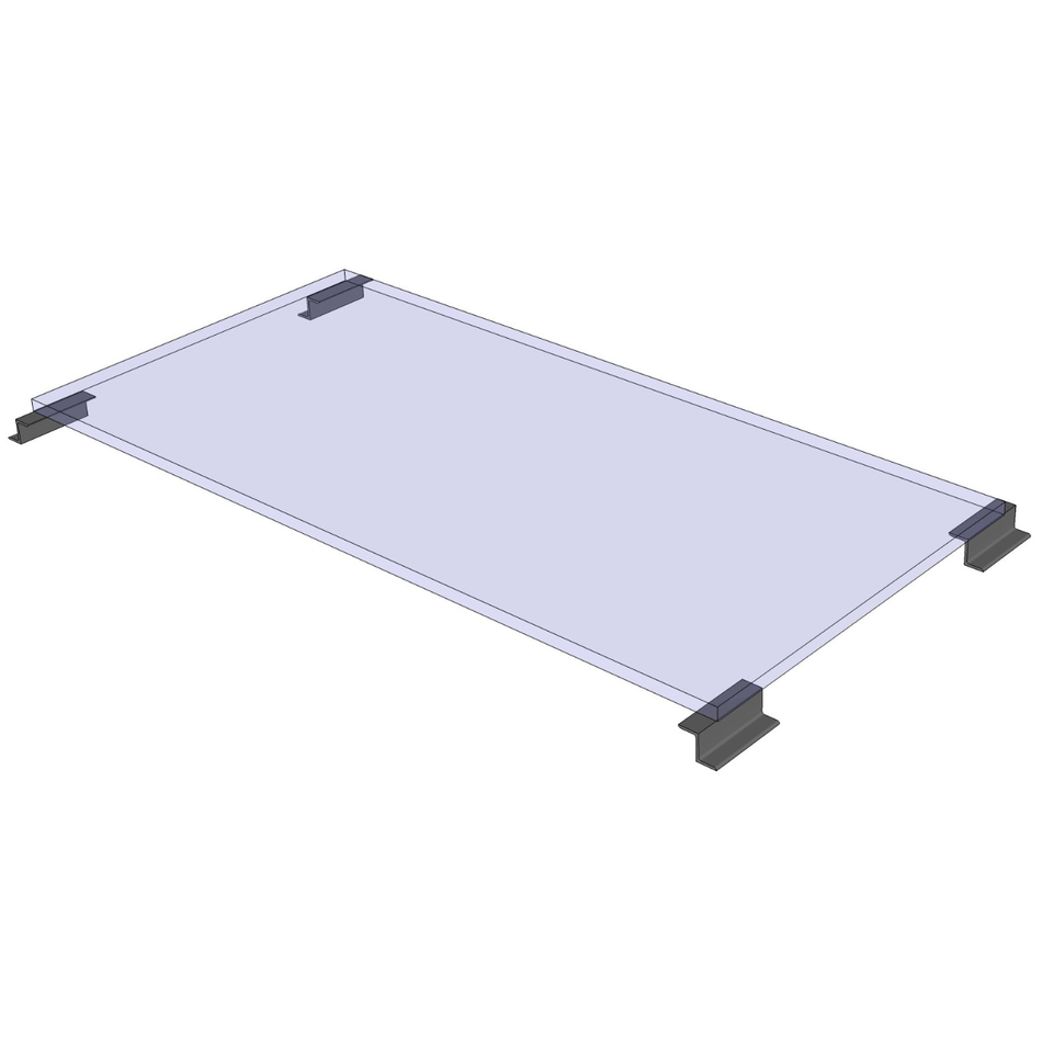 RV Mount for ONE module - 4 feet & hdwr