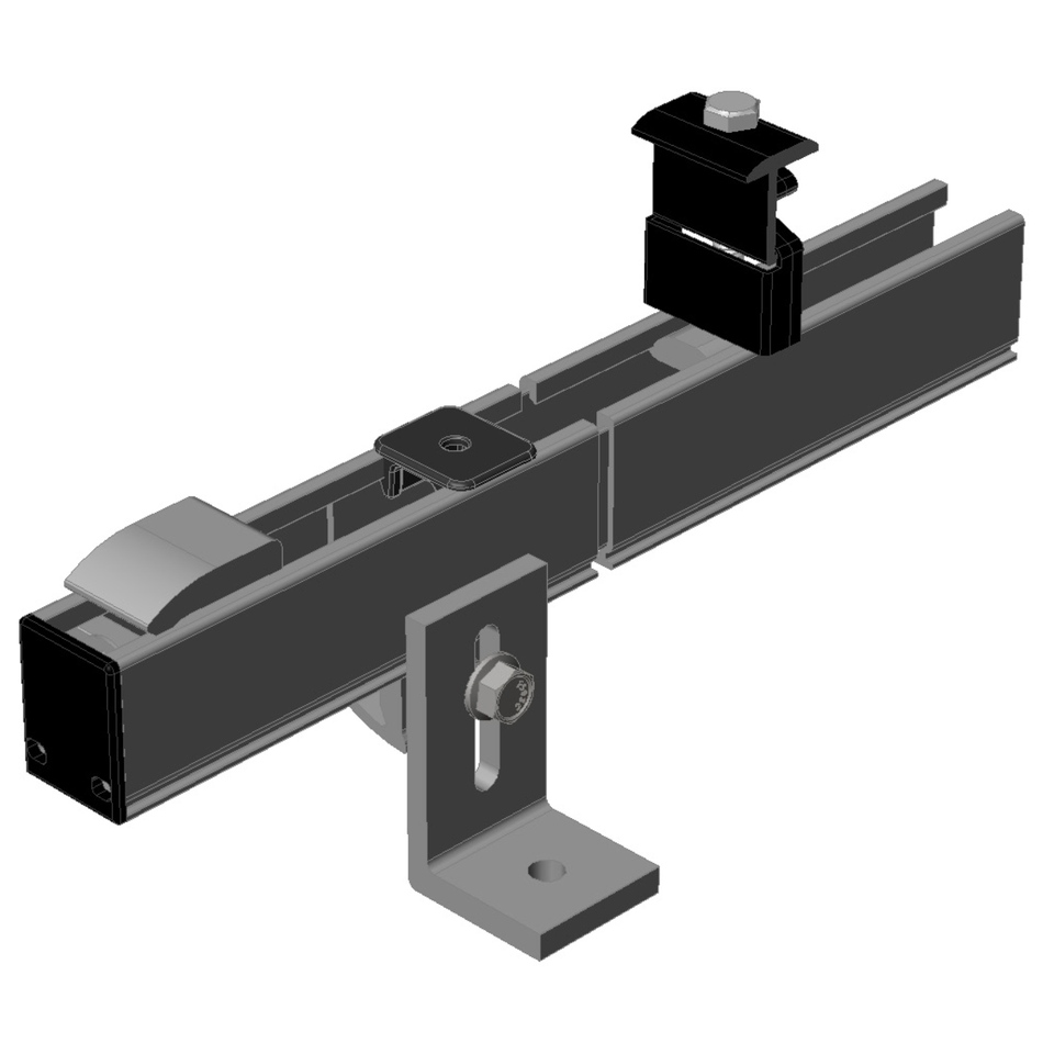 Tamarack 2 Panel 2.3 Rail Flushmount 93" Rail Kit