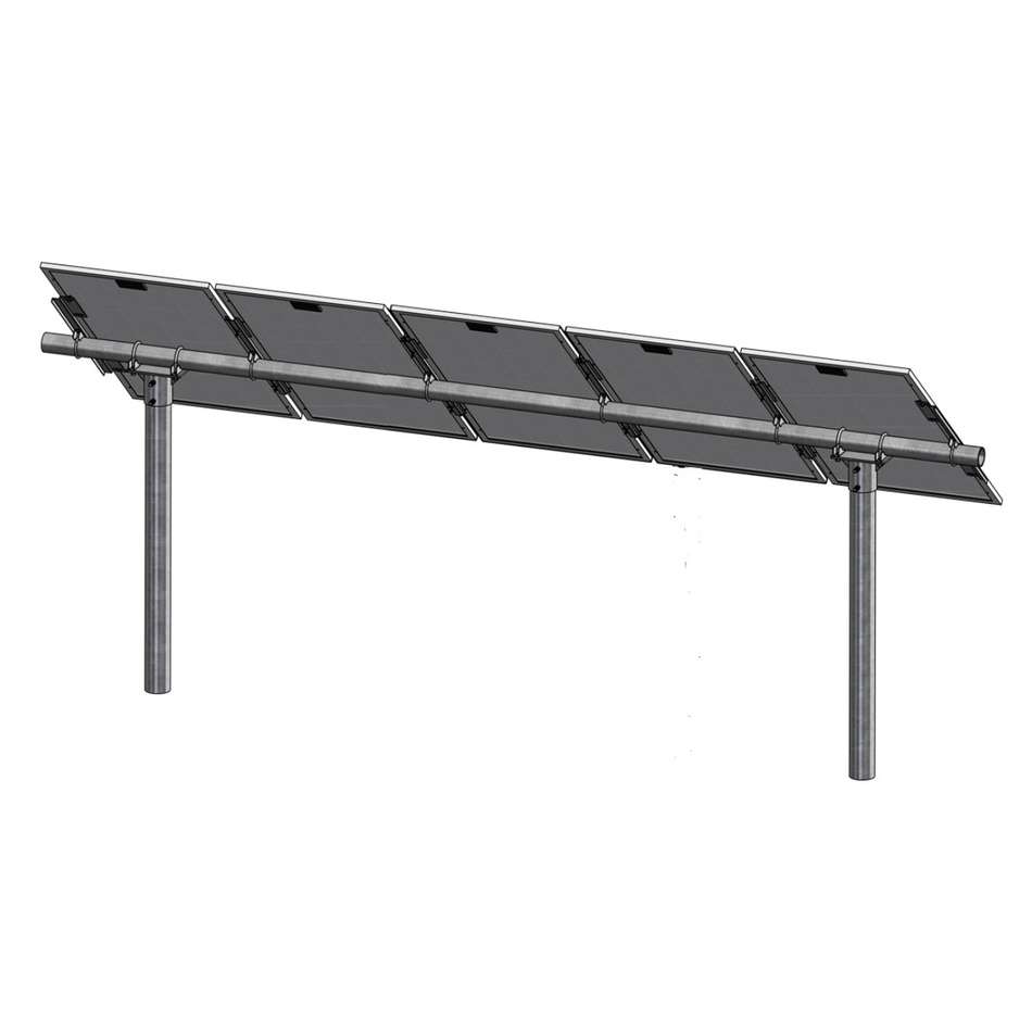 Tamarack Top of Pole Mount for 5 modules 38"-72", 2 Posts