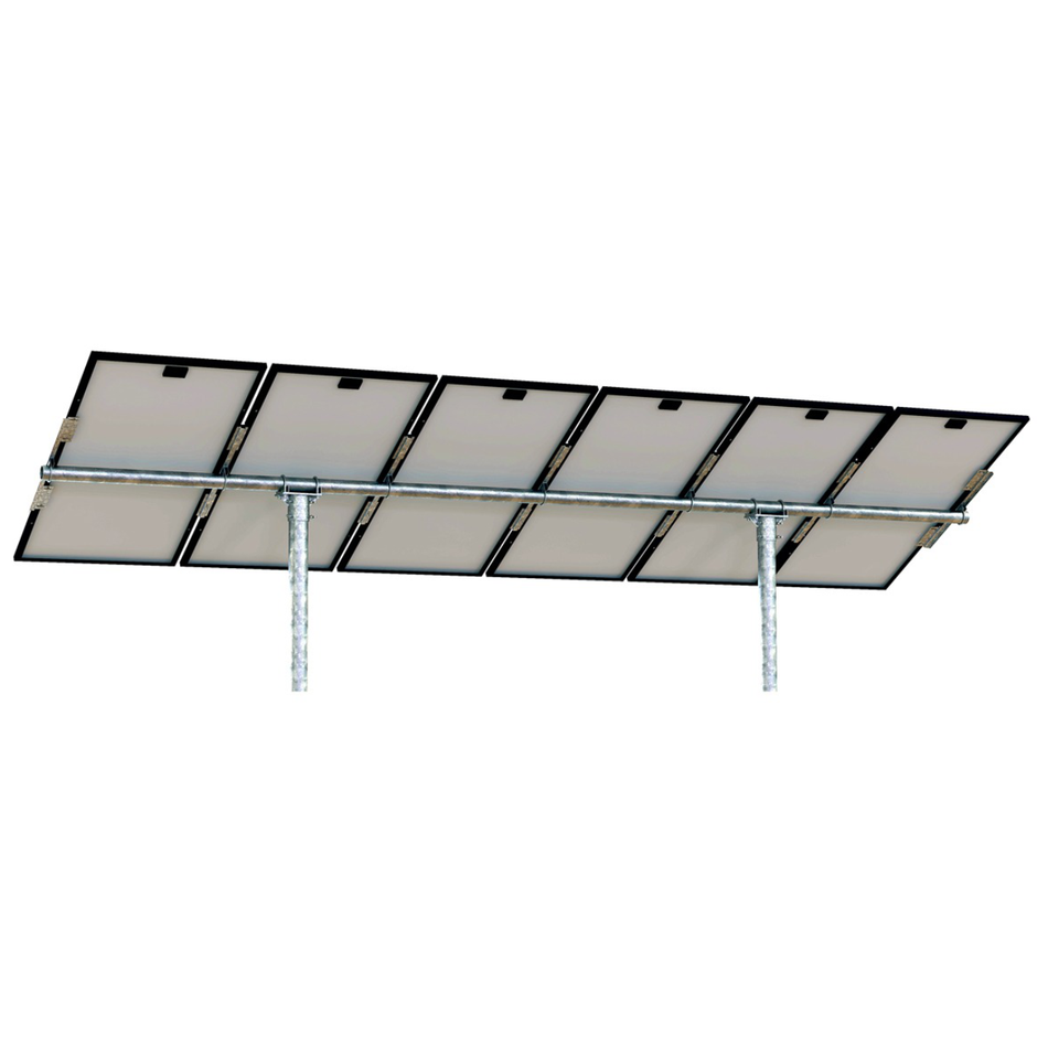 Tamarack Top of Pole Mount for 6 modules 38"-72", 2 Posts